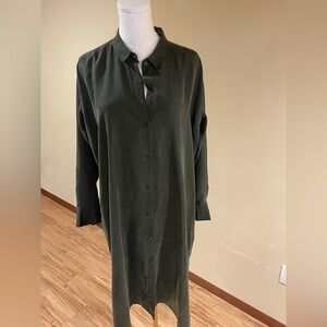 Eileen Fisher Olive Green Garment